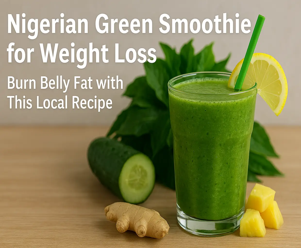 Nigerian Green Smoothie for Weight Loss: Burn Belly Fat Fast